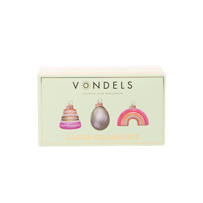 Orn glass Easter set Sugar Dreams w/box H6cm#