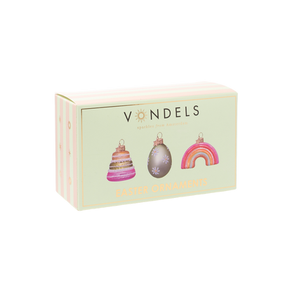 Orn glass Easter set Sugar Dreams w/box H6cm#