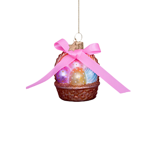 Orn glass Easter set Hidden Treasure Eggs w/box H6cm