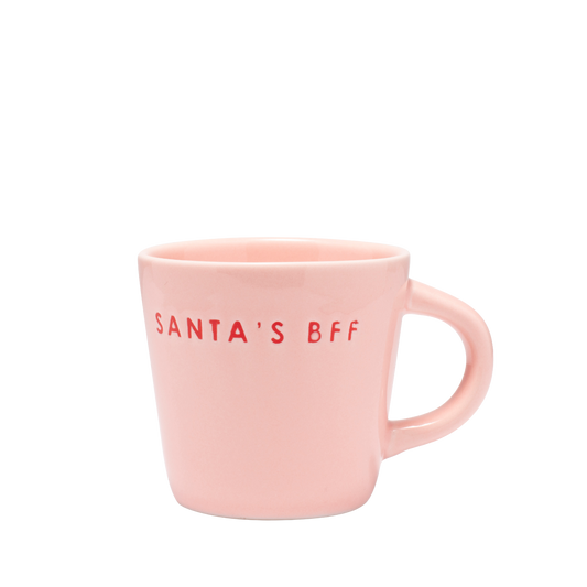 Espresso Cup ceramic santa's bff pink 80ml