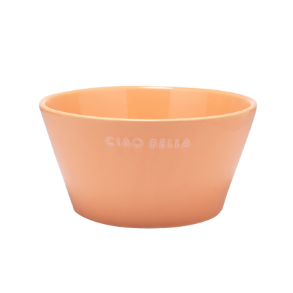 Keramikschale CIAO BELLA orange H7cm#