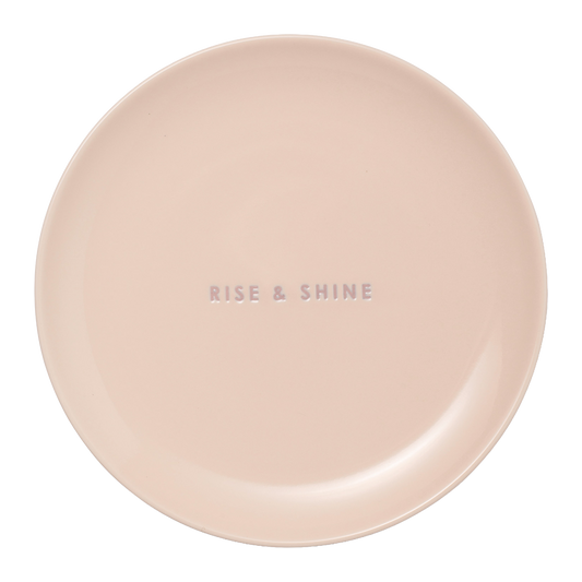 Breakfast plate ceramic rise & shine ecru ø22cm#
