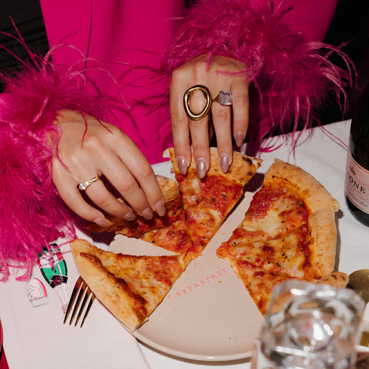 Breakfast plate ceramic breakfast club beige ø22cm*