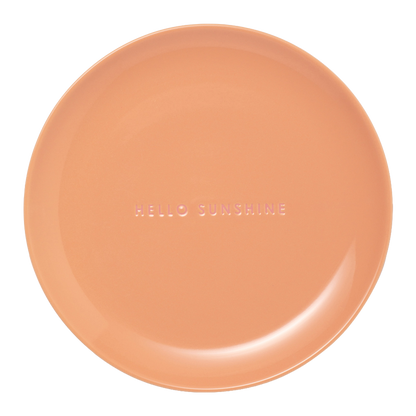 Frühstücksteller aus Keramik, Hello Sunshine Orange, ø22cm#