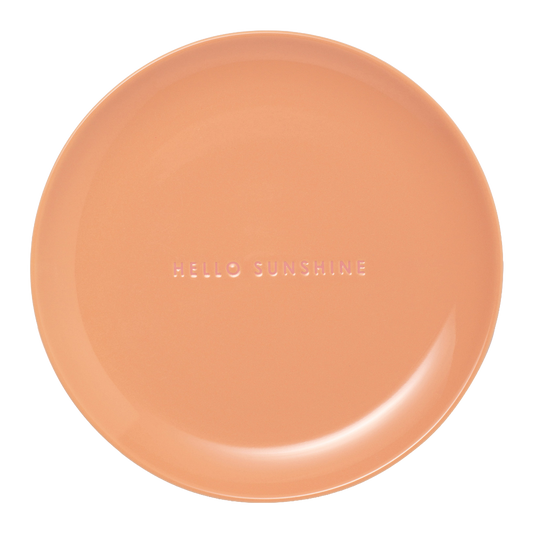 Frühstücksteller aus Keramik, Hello Sunshine Orange, ø22cm#