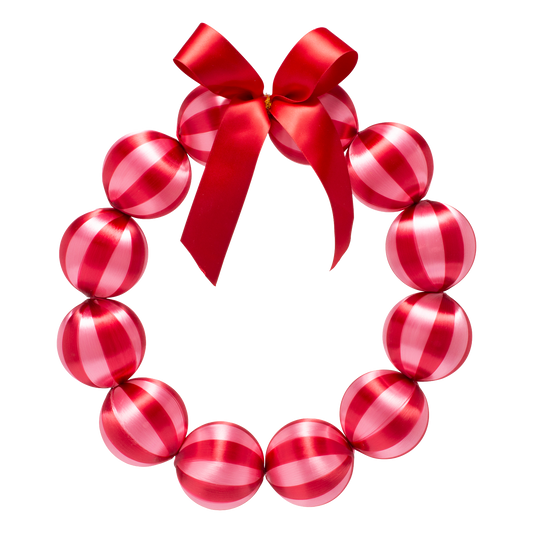 Wreath red/light peach pink 26.5cm