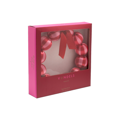 Wreath red/light peach pink 26.5cm