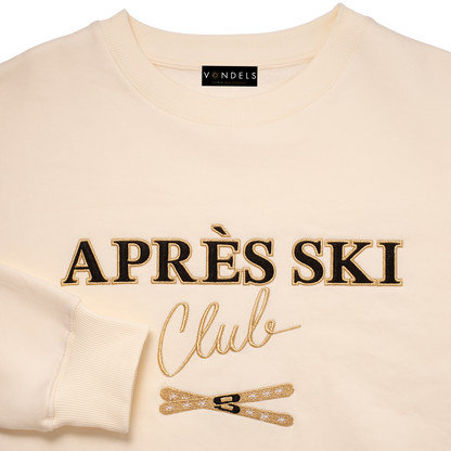 Sweater apres ski ecru L/XL#