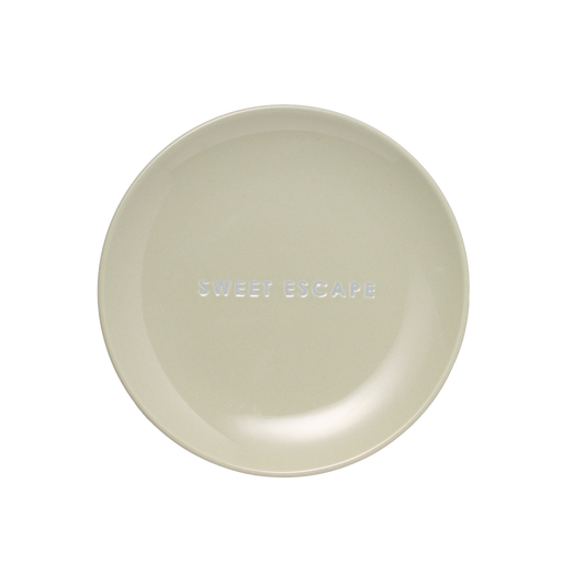 Cake plate ceramic sweet escape green ø16cm#