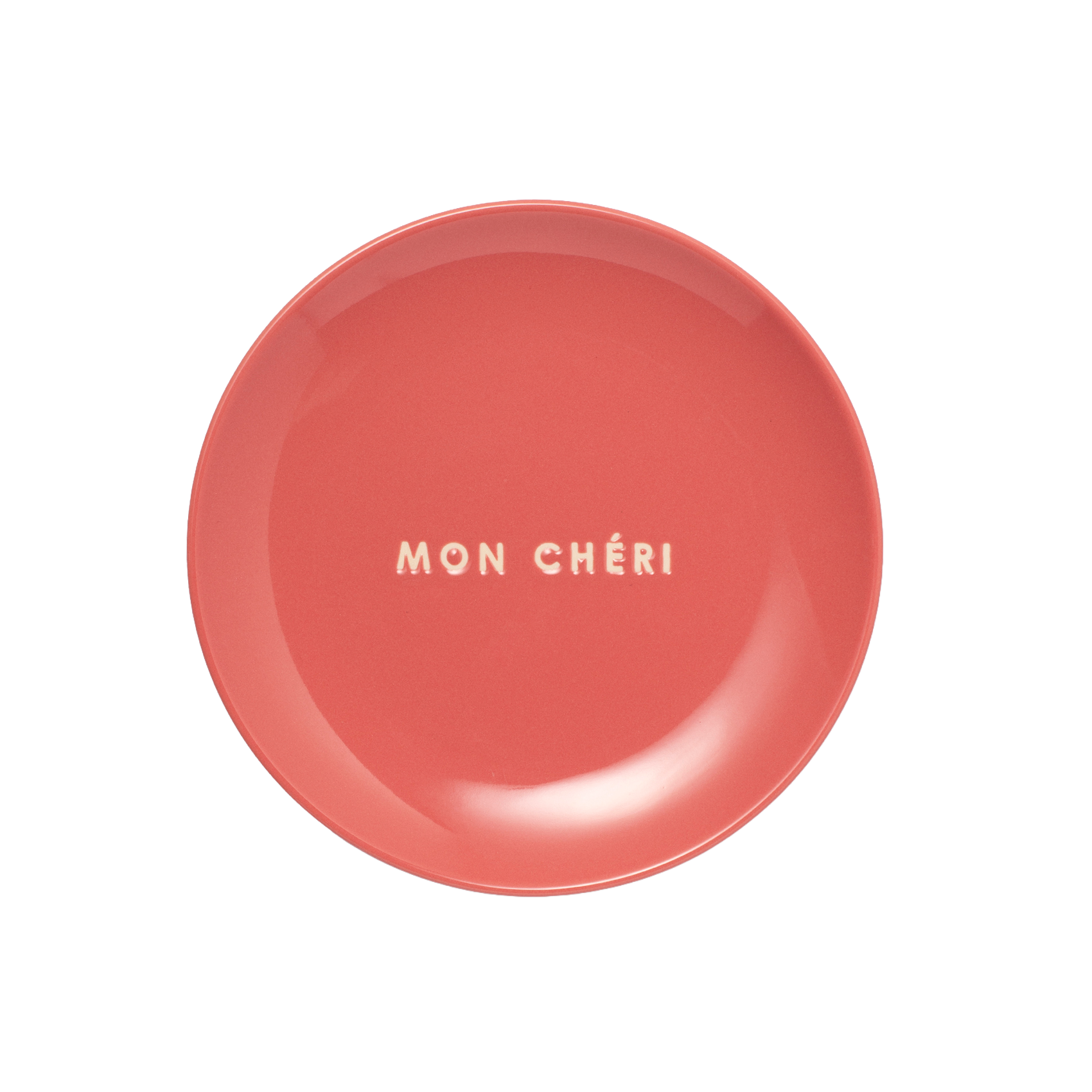 Cake plate ceramic mon cheri coral ø16cm#