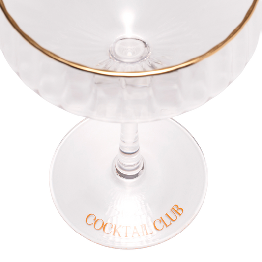 Cocktail coupe COCKTAIL CLUB transparent H17cm
