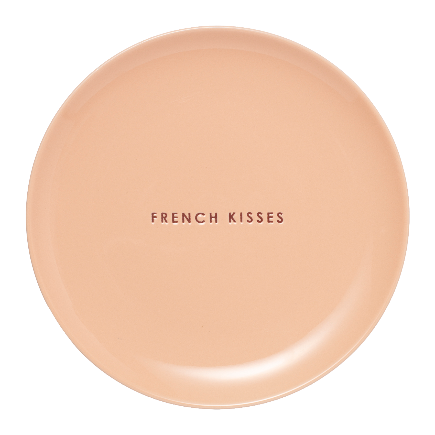 Breakfast plate ceramic french kisses salmon ø22cm*