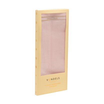 Placemats embroidered TABLE TALK pink set of 2*