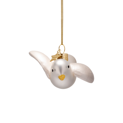 Ornament glass Nijntje/Miffy dove of peace H5cm w/box