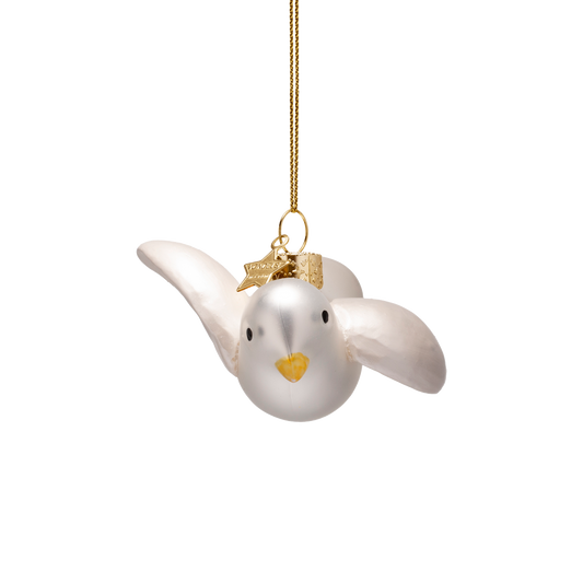 Ornament glass Nijntje/Miffy dove of peace H5cm w/box