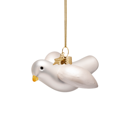 Ornament glass Nijntje/Miffy dove of peace H5cm w/box