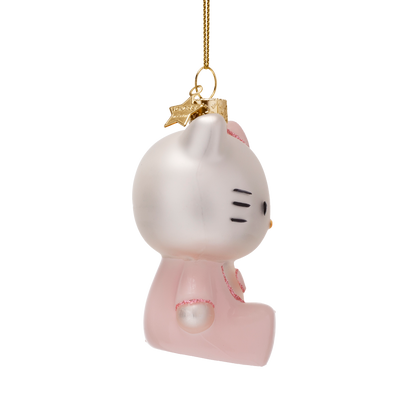 Hello Kitty Glasornament, babyrosa, 9 cm hoch, mit Box