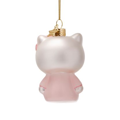Hello Kitty Glasornament, babyrosa, 9 cm hoch, mit Box
