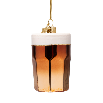 Ornamentglas Latte Macchiato H11cm