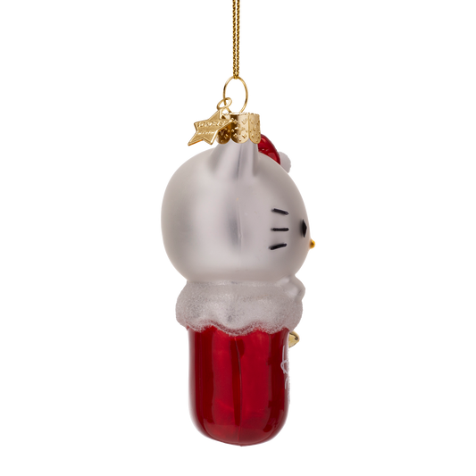 Ornament glass Hello Kitty in stock H9.5cm w/box