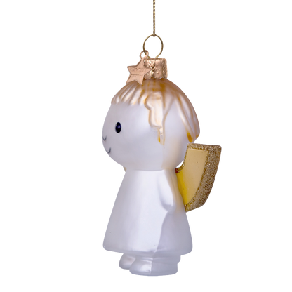 Ornament glass Nijntje/Miffy angel H9cm w/box