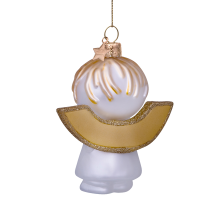 Ornament glass Nijntje/Miffy angel H9cm w/box