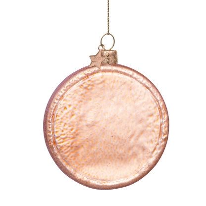 Ornamentglas blau/weiß, holländische Beschuitje, H 8,5 cm, mit Schachtel