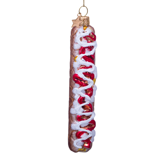 Ornament glass frikandel speciaal H14cm w/box