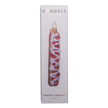 Ornament glass frikandel speciaal H14cm w/box
