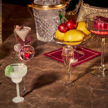Ornament glass Margarita H10.5cm