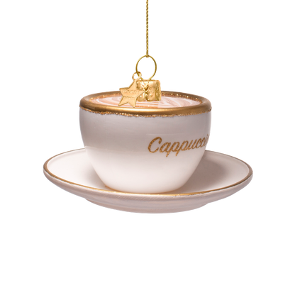Ornamentglas Cappuccino H5cm