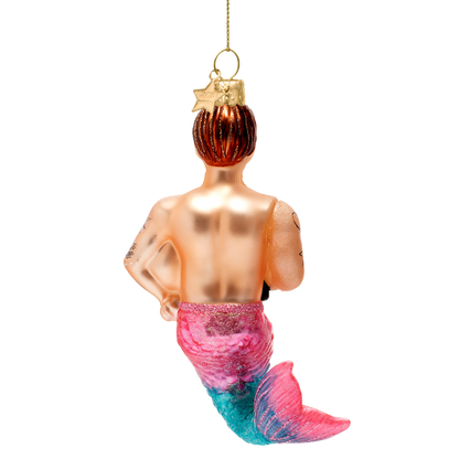 Ornament aus Glas, Meermann, H 10 cm