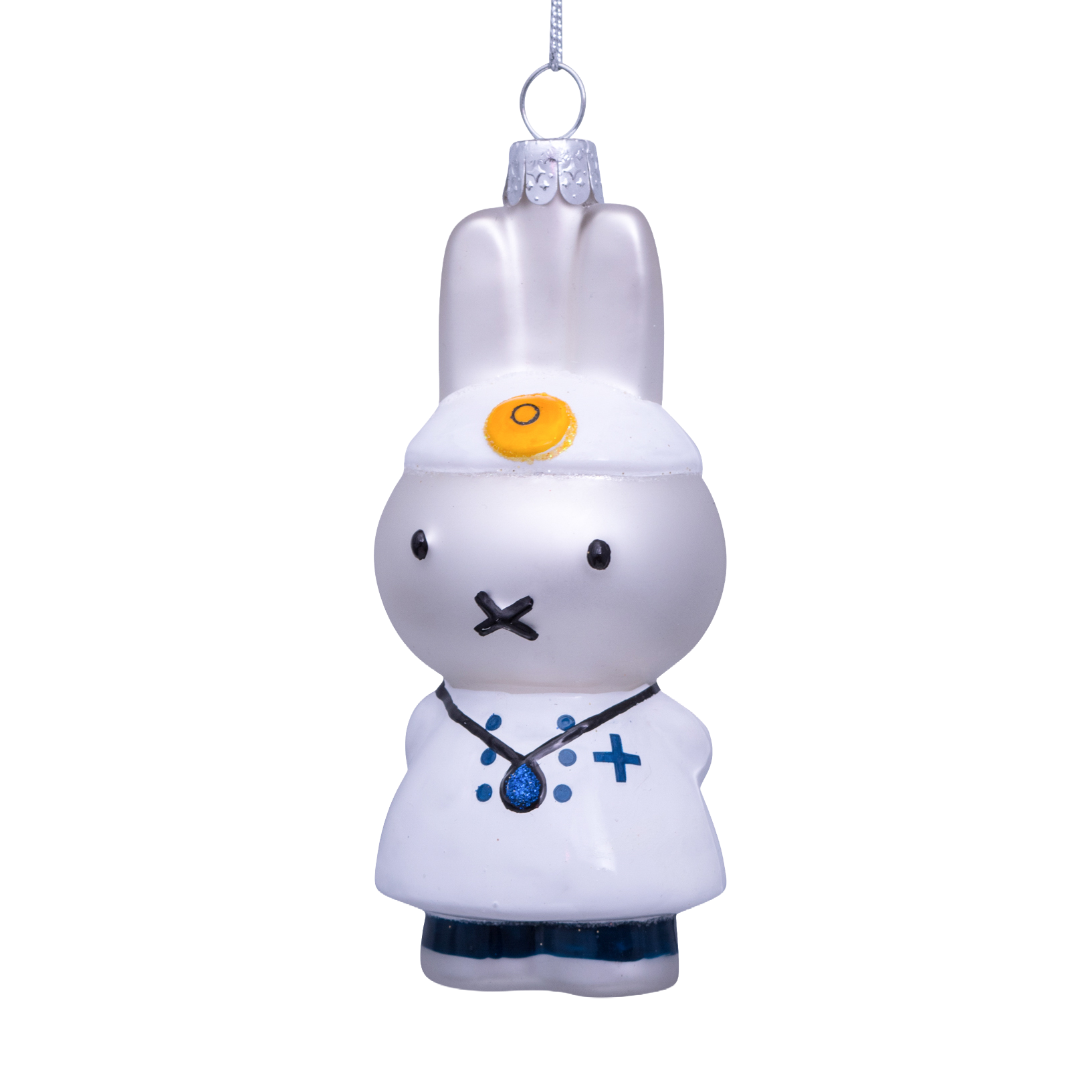 Ornament glass Nijntje/Miffy doctor H10.5cm w/box#