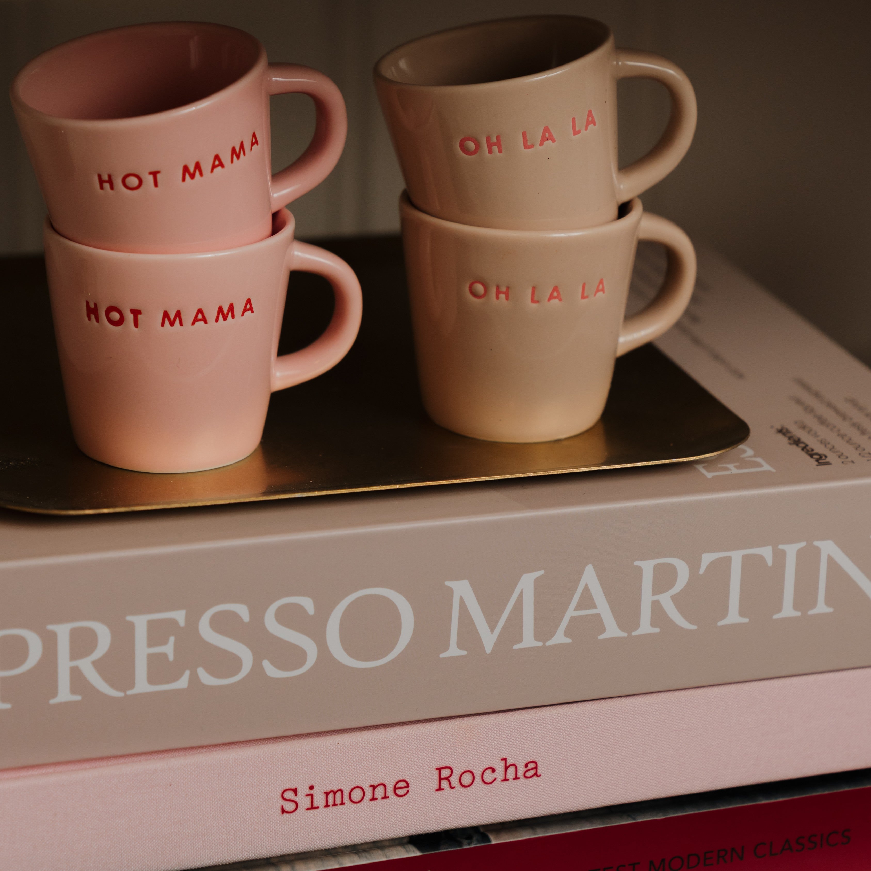 Espresso cup ceramic hot mama pink 80ml* – Vondels