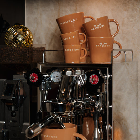 Espresso cup ceramic daddy cool terracotta 80ml*