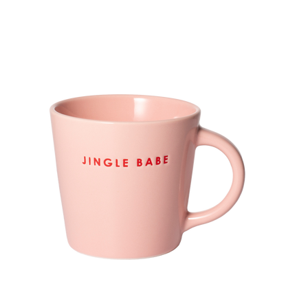Cappuccino cup ceramic jingle babe pink 250ml*
