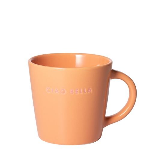 Cappuccino cup ceramic ciao bella orange 250ml*