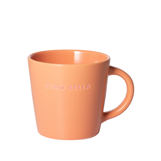 Cappuccino cup ceramic ciao bella orange 250ml*