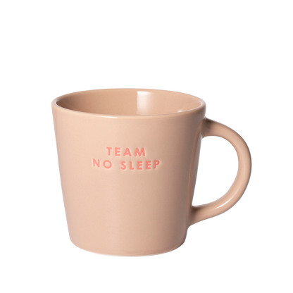 Cappuccino cup ceramic team no sleep beige 250ml*