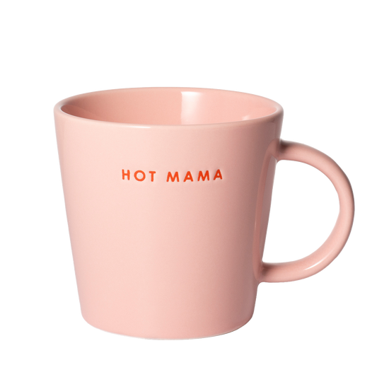 Tea cup ceramic hot mama pink 350ml*