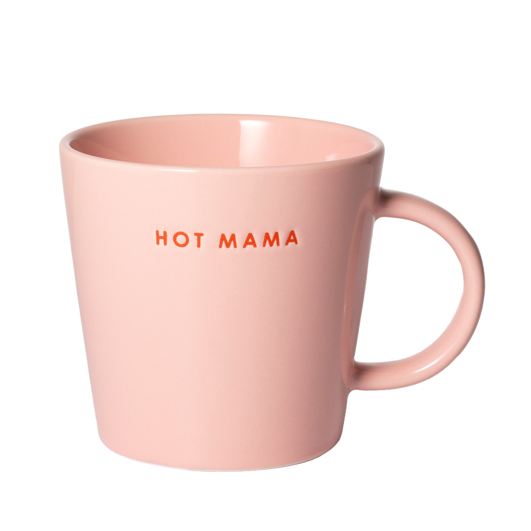 Tea cup ceramic hot mama pink 350ml*