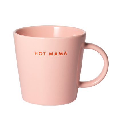 Tea cup ceramic hot mama pink 350ml*