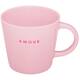 Ceramic Cappuccino Cup AMOUR soft pink 250ml