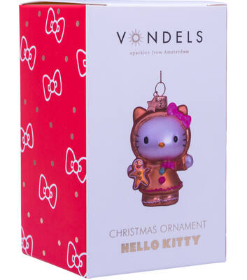 Ornament glass Hello Kitty gingerbread H9cm w/box
