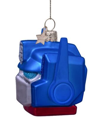 Ornament glass opal blue Transformers Optimus Prime H7.5cm